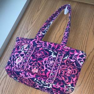 Vera Bradley Short Strap Tote/purse purple